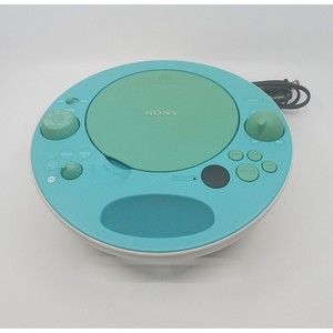 Sony ZS-E5 Aqua CD-R/RW Boombox Personal CD Player Tested And Working - Cleaned